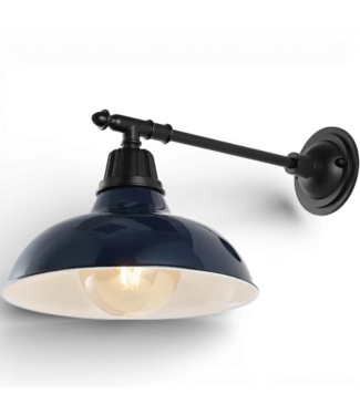 50043 Wallace Farmhouse Light Polished Blue