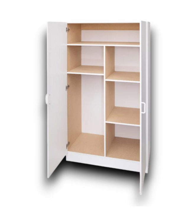 54597 White Wood Composite Wall-mount Utility Storage Cabinet