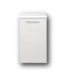 51324 12-in White Floating Bathroom Vanity