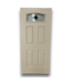 54561 54562 32 X 80 Decorative Light Top Cream Exterior Door