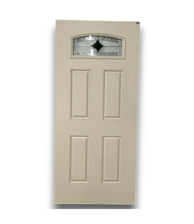 54561 54562 32 X 80 Decorative Light Top Cream Exterior Door
