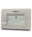 54670 31” White Speckled Vanity Top With Sink