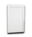 54672 42” X 48” White 2" Cordless Faux Wood Blind
