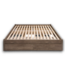 54679 King Drifted Gray Platform Bed Storage