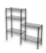 54680 Black 5-tier Shelving Unit