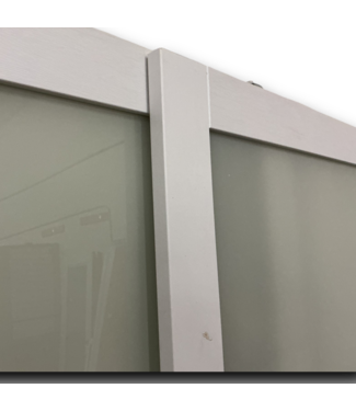 54684 Pair 30 X 78 White 3-light Sliding Doors
