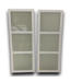 54684 Pair 30 X 78 White 3-light Sliding Doors