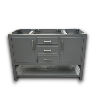 Bud's Warehouse 54692 Rhino Gray Bathroom Vanity 48"w
