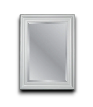 54696 32 X 44 Rectangle White Beveled Wall Mirror