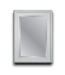 54696 32 X 44 Rectangle White Beveled Wall Mirror