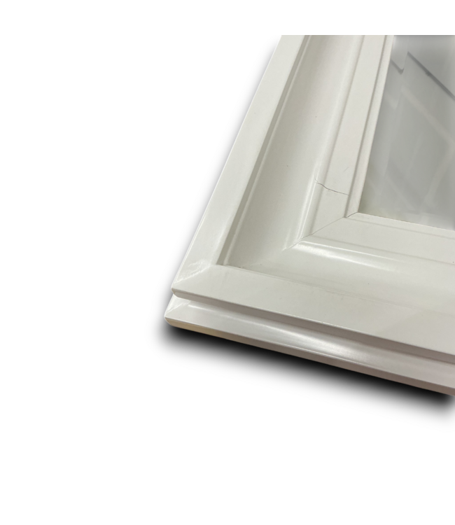 54696 32 X 44 Rectangle White Beveled Wall Mirror