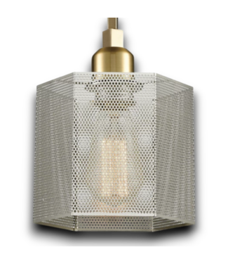 54701 Satin Brass/nickel 1-light Mini Pendant Light