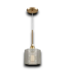 54701 Satin Brass/nickel 1-light Mini Pendant Light