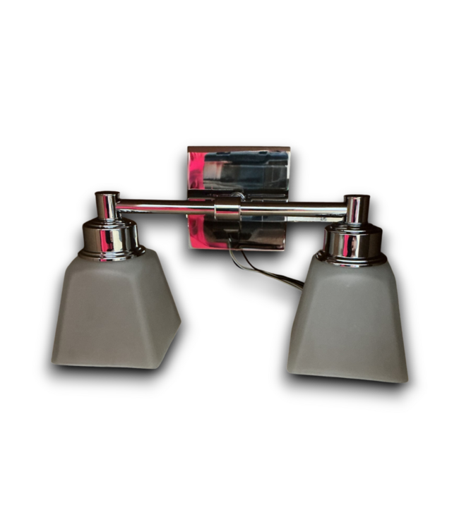 54663 Polished Chrome 2-light Vanity Light