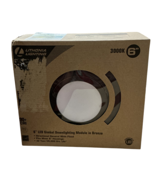 54703 Oil Rubbed Bronze Recessed Led Light 6"
