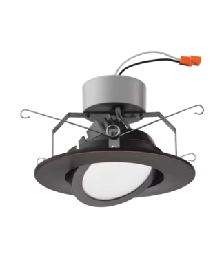 54703 Oil Rubbed Bronze Recessed Led Light 6"