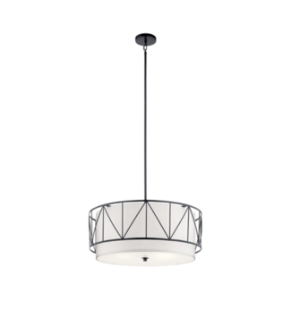54704 Black Contemporary 4-light Pendant Light
