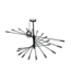 54705 Black 20-light Sputnik Chandelier