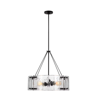 54707 Aged Iron Pendant Light