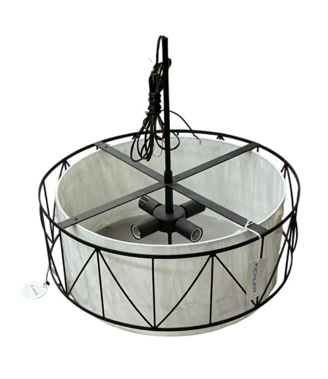 54704 Black Contemporary 4-light Pendant Light