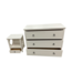 54711 Crisp White Dresser & Side Table (2-pc Set)