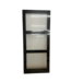 54718 36 X 84 3 Light Black Frame Pebble Glass Door