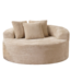 54719 Tan Round Lounge Chair
