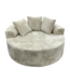 54719 Tan Round Lounge Chair