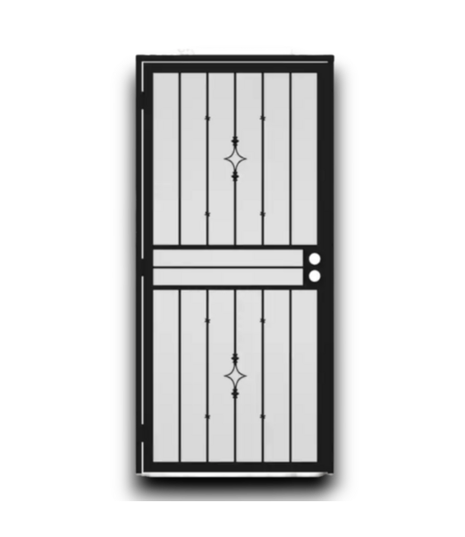54727 36 X 81 Black Steel Univer Security Door