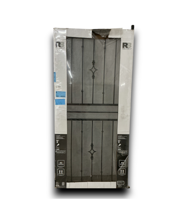 54727 36 X 81 Black Steel Univer Security Door