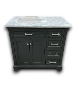 54728 Roveland 36" Raven Bathroom Vanity With Top
