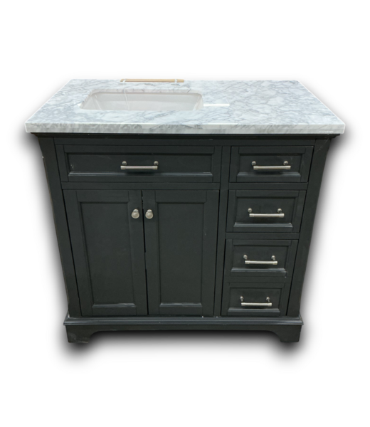 54728 Roveland 36" Raven Bathroom Vanity With Top