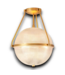 54729 Semi Flush Mount Glass Globe Light