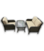 54733 New August 3 Piece Rattan Patio Conversation Set
