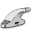 54741 Polished Chrome Commercial Touchless Bathroom Sink Faucet