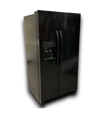 Bud's Warehouse 54742 Black Side By Side Refrigerator 36"w