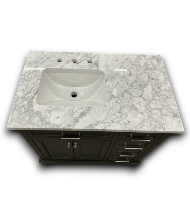 54728 Roveland 36" Raven Bathroom Vanity With Top