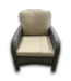 54733 New August 3 Piece Rattan Patio Conversation Set