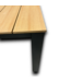 54746 Waterline Rectangle Outdoor Dining Table With Umbrella Hole