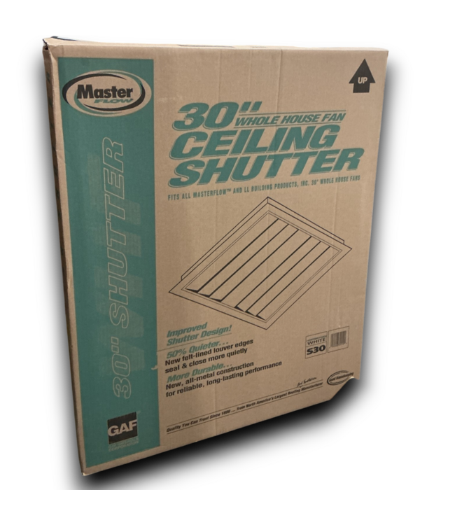 54754 White Ceiling Shutter 30"