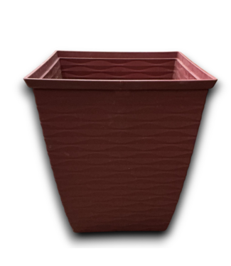 54758 Maroon Plastic Planter