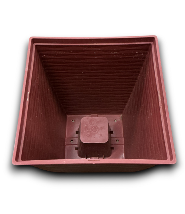 54758 Maroon Plastic Planter