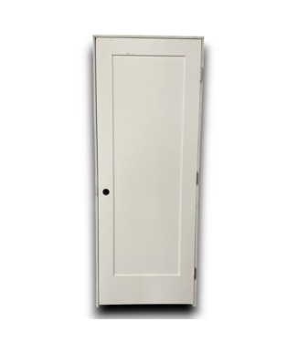 54760 30 X 80 White Prehung Single Panel Door