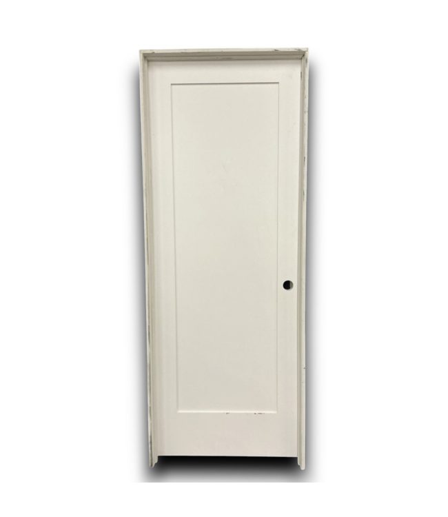 54760 30 X 80 White Prehung Single Panel Door