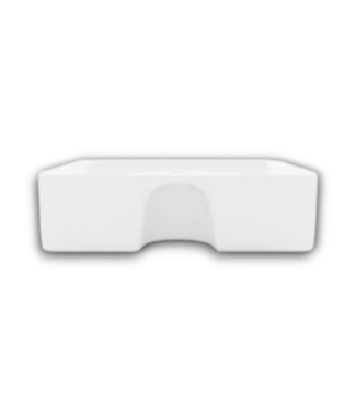 54766 White Vitreous China Vessel Sink 19" X 14"
