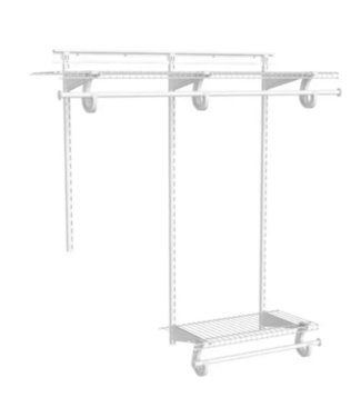 54767 White Wire Closet Kit 2' X 4'