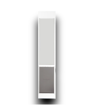 54797 White Aluminum Large Pet Door For Sliding Doors