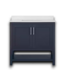 54803 Midnight Blue Bathroom Vanity W/sink Top 36"