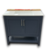 54803 Midnight Blue Bathroom Vanity W/sink Top 36"