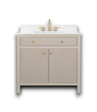 54806 Griege Bathroom Vanity With Sink Top 36"